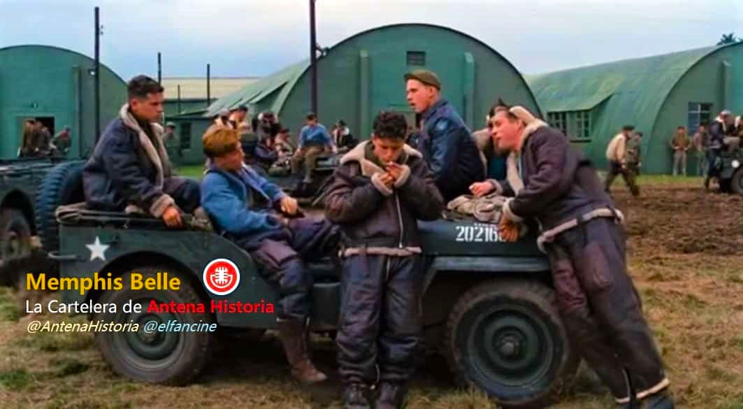 Memphis Belle - B-17 - Fortaleza volante - Segunda Guerra Mundial - Cine belico - Pocast de cine - Antena Historia - el fancine - Web de cine