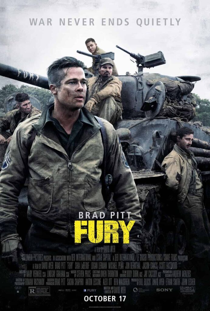 Fury - Corazones de acero - Cine belico - Segunda Guerra Mundial - el fancine - Blog de cine - AlvaroGP SEO - SEO Madrid