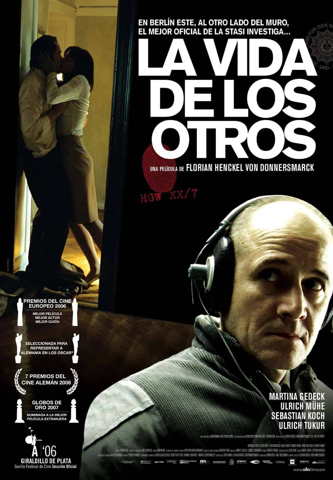 La vida de los otros - el fancine - Blog de cine - AlvaroGP SEO - SEO Madrid - Cine digital - ISDI - MIB - MIBer - Digitalización - Pelis para MIBers - Podcast de cine - Antena Historia