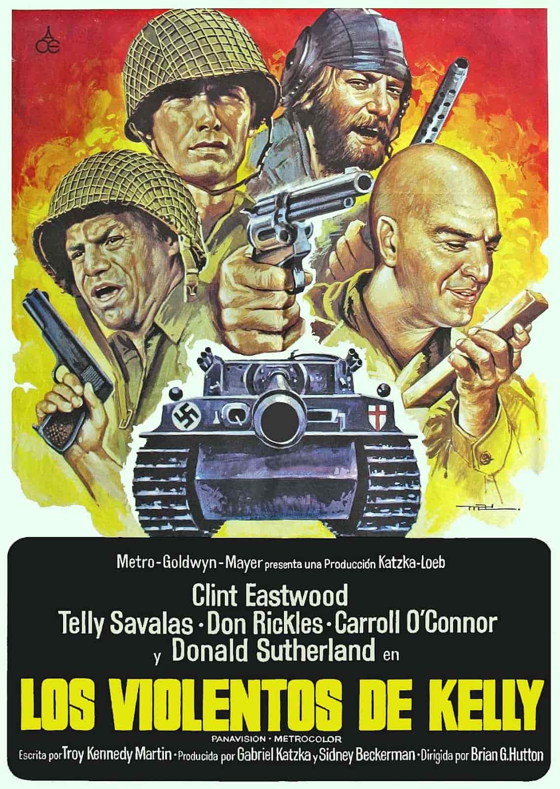 Los violentos de Kelly - Comedia - Cine belico - Segunda Guerra Mundial - el fancine - Blog de cine - AlvaroGP SEO - SEO Madrid - ISDI - MIB - MIBer - MIBers - Hospital Madrid