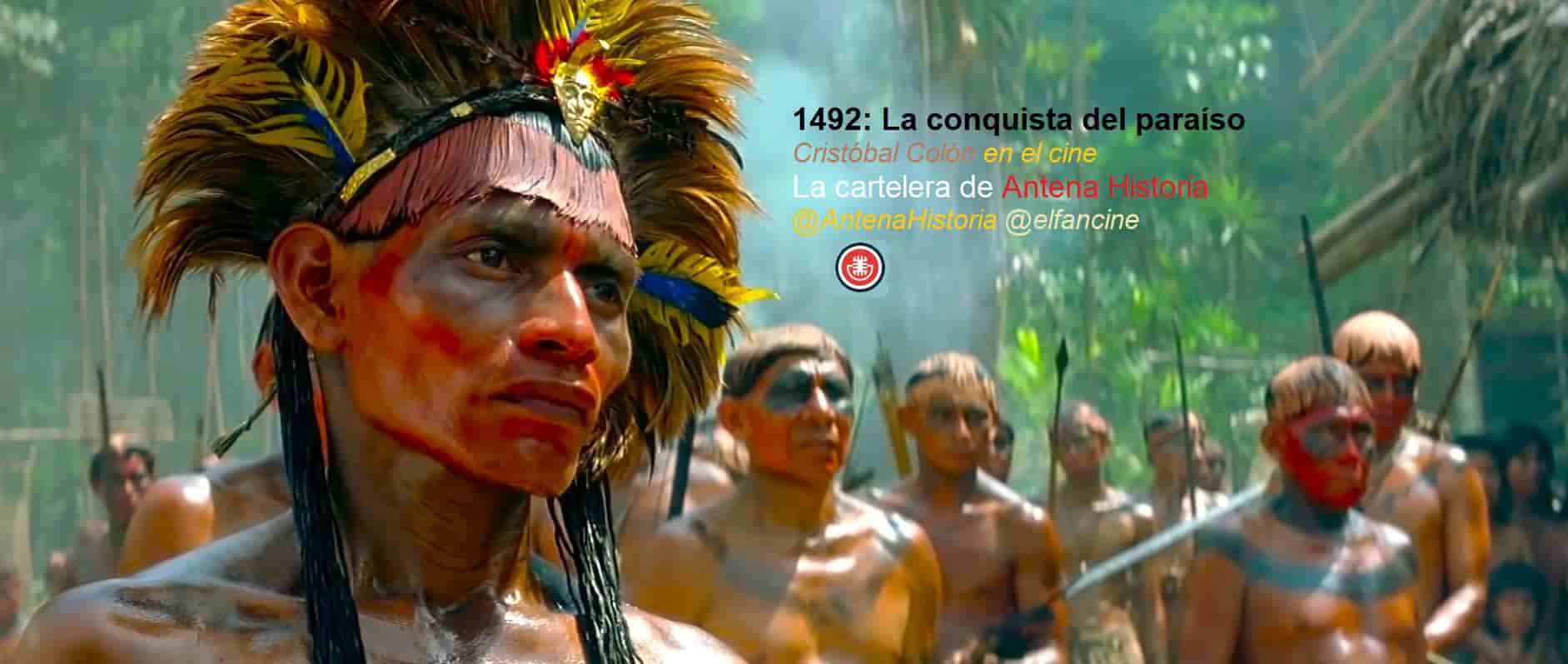 Descubrimiento de América en el cine - Bandera capitana de Cristóbal Colón - EXPO92 - el fancine - Antena Historia - Día de la Hispanidad - Matalascañas