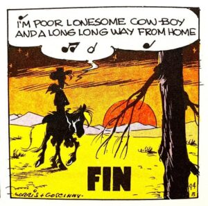 Lucky Luke - El troblogdita - Im a poor lonesome cowboy - FIN - THE END - 80s - Ochenteros - ÁlvaroGP SEO - Cómics - el fancine - el troblogdita - Finales