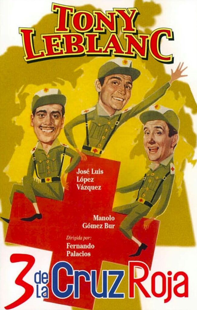 Tres de la Cruz Roja - 1961 - Cine español - Real Madrid - Cruz Roja española - el fancine - Podcast de cine - Web de cine - Blog de cine - Alvaro Garcia