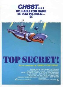 TOP SECRET - 1984 - el fancine - Web de cine - Podcast de cine - Blog de cine - Kimball 110 - Alvaro Garcia - INEM - Paro - Autonomos